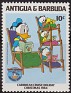 Antigua and Barbuda 1984 Walt Disney 10 ¢ Multicolor Scott 813. Antigua & Barbuda 1984 Scott 813 Walt Disney Donald Duck. Subida por susofe